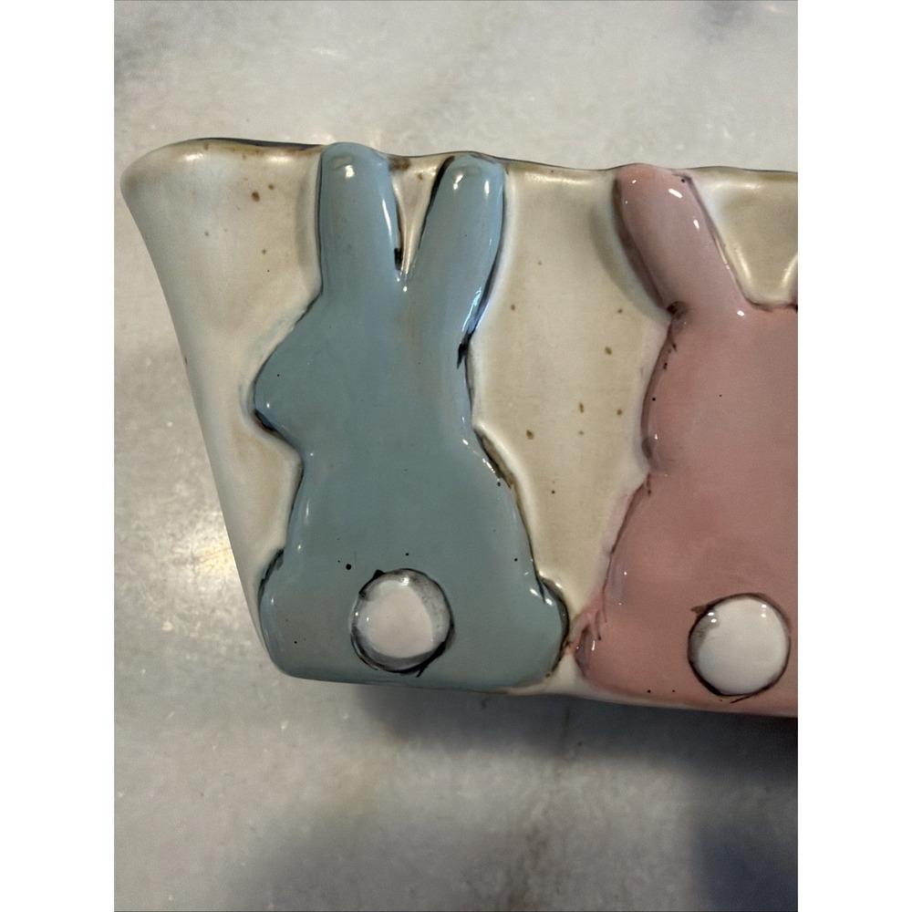 Bunny Planter By Mud Pie Easter  GW992 - Picture 5 of 9